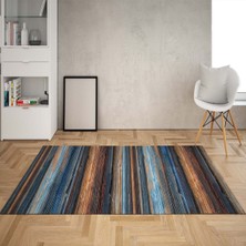 Bona Fortuna Batik Desenli Renk Geçişli Dijital Baskı Yıkanabilir Kaymaz Taban Salon Halısı ve Yolluk