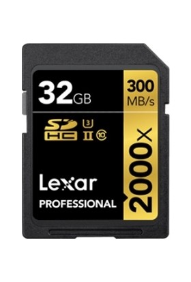 Lexar 32GB Professional 2000X Sdxc Uhs-Iı U3