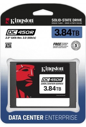 Kingston 2,5" 3.84TB DC450R SEDC450R/3840G 560MB/S 525MB/S Sata 3 Enterprise SSD