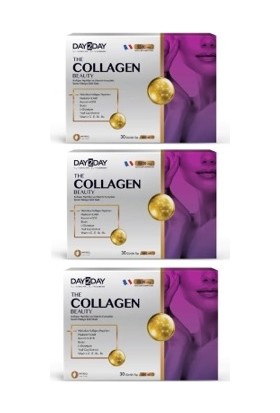 DAY2DAY The Collagen Beauty 30 Tüp x 40 ml Mango 3 Kutu Skt 03-2023
