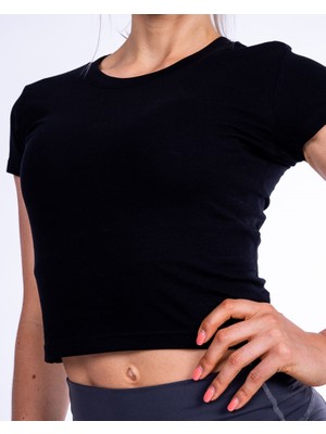 Alya Siyah Crop