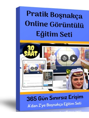 Pratik Boşnakça Online Görüntülü Eğitim Seti (Başlangıç-Orta-Ileri Düzey)