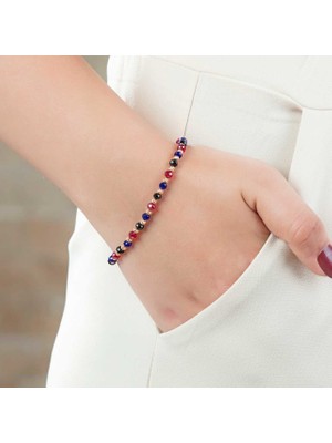 Bilezikhane Dorikalı Toplu Renkli Boncuklu Bileklik 3 Gram