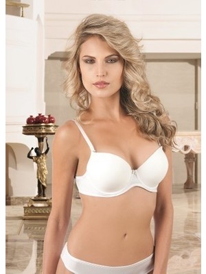 Nurteks Desteksiz Yumuşak Kap Sütyen 1340 Beyaz