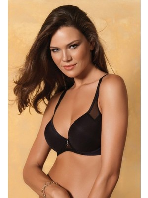 Yeni İnci 6025 Yumuşak Kap Sütyen Siyah