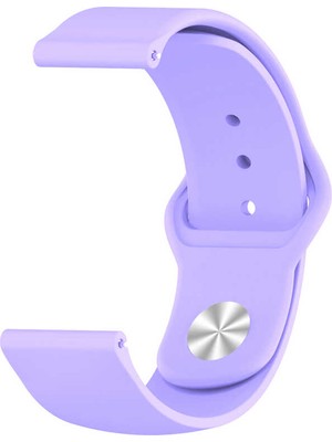 Nezih Case Kayış/kordon Huawei Watch GT Uyumlu Jel Silikon (22 mm) Kordon Lila
