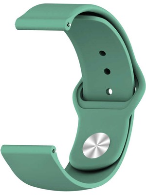 Nezih Case Kayış/kordon Huawei Watch GT Uyumlu Jel Silikon (22 mm) Kordon Su Yeşili