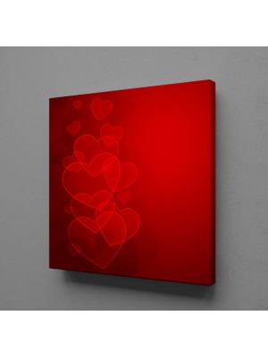 Technopa Kırmızı Kalpler 70 x 70 cm