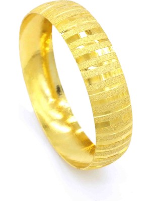 Ferizz 22 Ayar Altın Kaplama 1.5 cm Kalınlıkta Bilezik