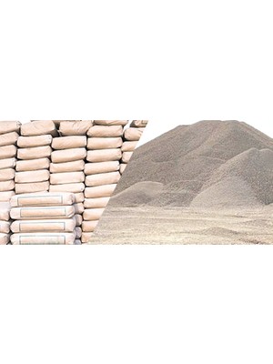 Izmir Bitpazarı 3 kg Kum + 1 kg Çimento Karışımı