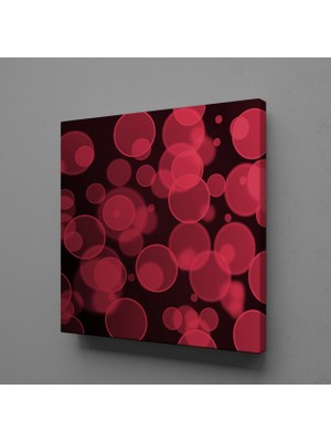 Technopa Kırmızı Daireler 130 x 130 cm