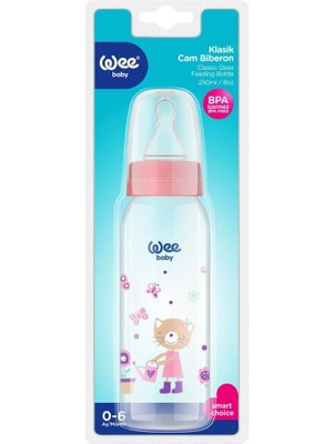 Wee Baby Cam Biberon 250 ml Pembe