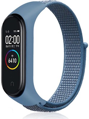 CoverZone Xiaomi Mi Band 6 Saat Kayışı Hasır Örme Kordon Kayış No-2