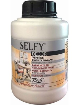 Rich Selfy Decor Dantel 1250 cc Soft Mat Vernikli Mobilya Boyası İle Sanatsal Dokunuş