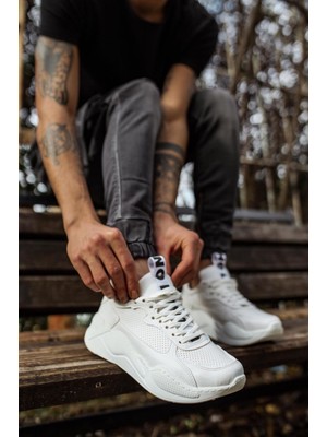 Knack Sneakers Ayakkabı 606 Beyaz