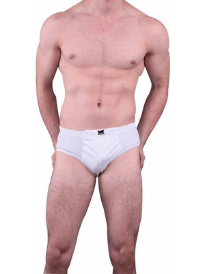 Tutku Erkek Kom Slip 109 6'lı | Beyaz