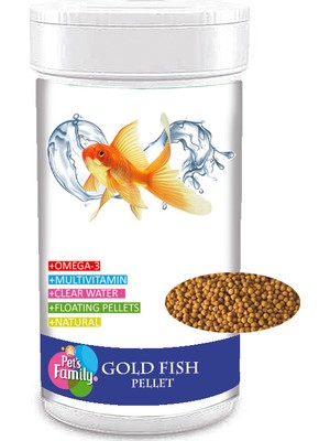 Pets Family Gold Fish Pellet 250ML/100G