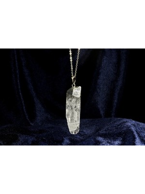 Kuvars Taşı Kolye Ucu / Büyük Boy