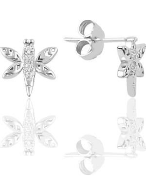 Söğütlü Silver Gümüş Yusufçuk Modeli Küpe