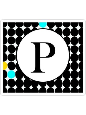 Universal P Starz Sticker Araba Oto Arma Duvar Sticker Ev Dekoratif Çıkartma 15 cm
