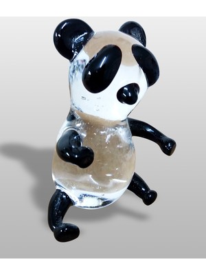 Cam Sanatı Şeffaf Panda 019