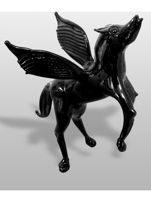 Cam Sanatı Kanatlı Kurt 068