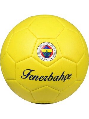 Fenerbahçe Lisanslı Futbol Topu Sarı Renkli Makine Dikişli İç ve Dış Zemin Kullanımı için