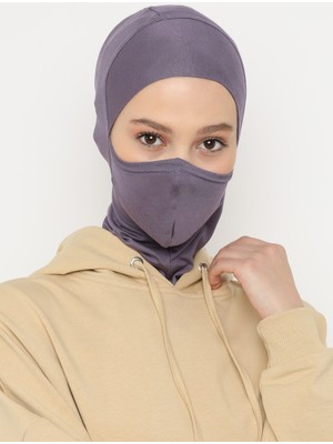 Ecardin Maskeli Spor Bone - Mürdüm - Ecardin