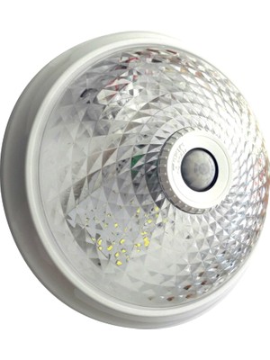 Simge SİMGE-360° Hareket Sensörlü Ledli Acil Kilitli Tavan ARMATÜRÜ-8020-9WATT-(64 Led) Beyaz