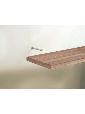 Woodlife Masif Ahşap Duvar Rafları Kayın-20 CM-100 Cm-3 cm