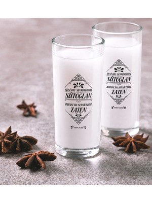 BK Kişiye Özel Renkli Baskılı Yeşilçam Replikleri Sütoğlan Ikili Rakı Bardağı Seti-1