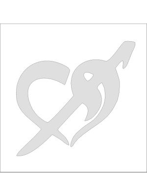 Sticker Fabrikası Arapca Vav Harf Sticker 00894