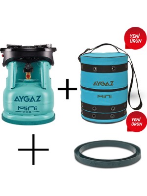 Aygaz Mini Ocak Ekstra + Mini Tüp + Mini Çanta + Mini Altlık
