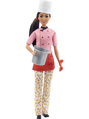Barbie Kariyer Bebekleri Makarna Şefi Barbie GTW38
