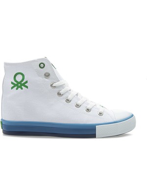 Benetton® | BN-30192 - 3374 Beyaz - Erkek Spor Ayakkabı