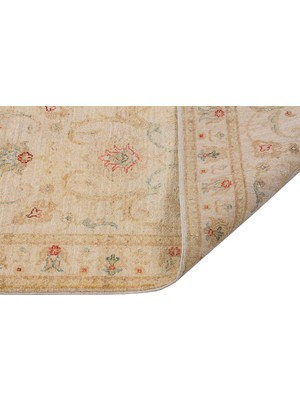 Allmode Afgan Uşağı (Zıegler) Ivory/ıvory El Dokuma Halı ÖLÇÜ;72X300CM 2.16M2