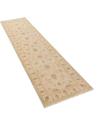 Allmode Afgan Uşağı (Zıegler) Ivory/ıvory El Dokuma Halı ÖLÇÜ;72X300CM 2.16M2