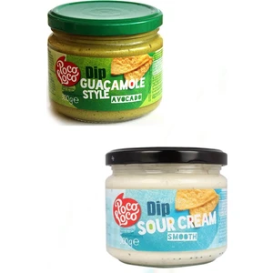 Poco Loco Guacamole (Avakado) Dip Sos 300 gr + Sour Cream (Ekşi Krema) 300 gr