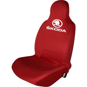 Skoda Scala Kırmızı Koltuk Servis Kılıfı Ön ve Arka 4 Parça Takım