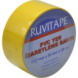Yer Işaretleme Bandı Sarı 50 mm 30 Metre