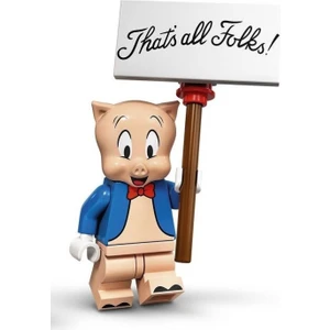 Minifigures 71030 Looney Tunes Series: 12.Porky Pig (Kapalı Paket 1 Adet Minifigür)