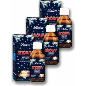 Snowy - Zencefil Ekstresi, Ihlamur Ekstresi Şurup 3 x 150ML