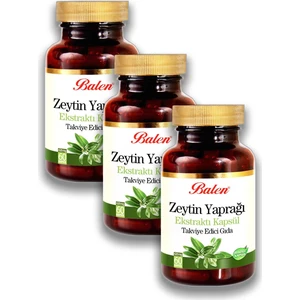 Zeytin Yaprağı Ekstraktı 620 Mg 3 x 60 Kapsül