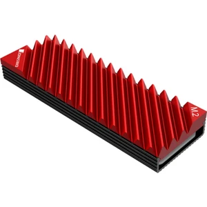 M.2 2280 SSD Nvme Alüminyum Alaşımlı Isı Emici Soğutucu - Kırmızı