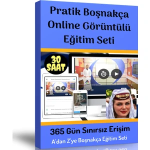 Pratik Boşnakça Online Görüntülü Eğitim Seti (Başlangıç-Orta-Ileri Düzey)