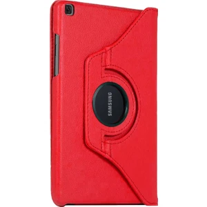 Smart Tech Samsung Galaxy Tab A7 Sm T500 10.4" Döner Standlı Tablet Kılıfı Kırmızı