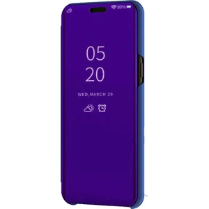 Smart Tech Samsung Galaxy S8 Aynalı Kapaklı Kılıf Mavi