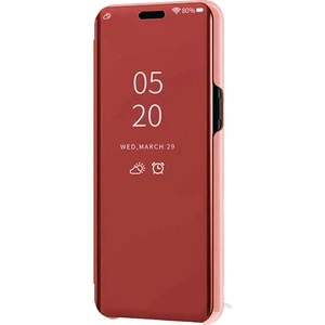Smart Tech Huawei P30 Lite Aynalı Kapaklı Kılıf Rose Gold