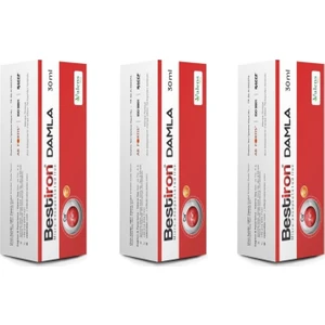 Bestiron Damla Demir ve Vitamin C 30 ml 3 Adet