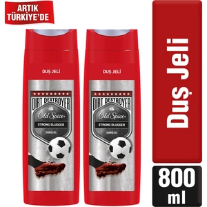 Old Spice Duş Jeli Strong Slugger 400 ml x 2